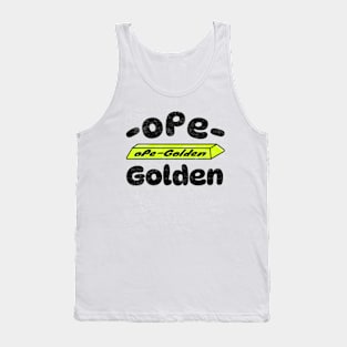 oPe Golden Tank Top